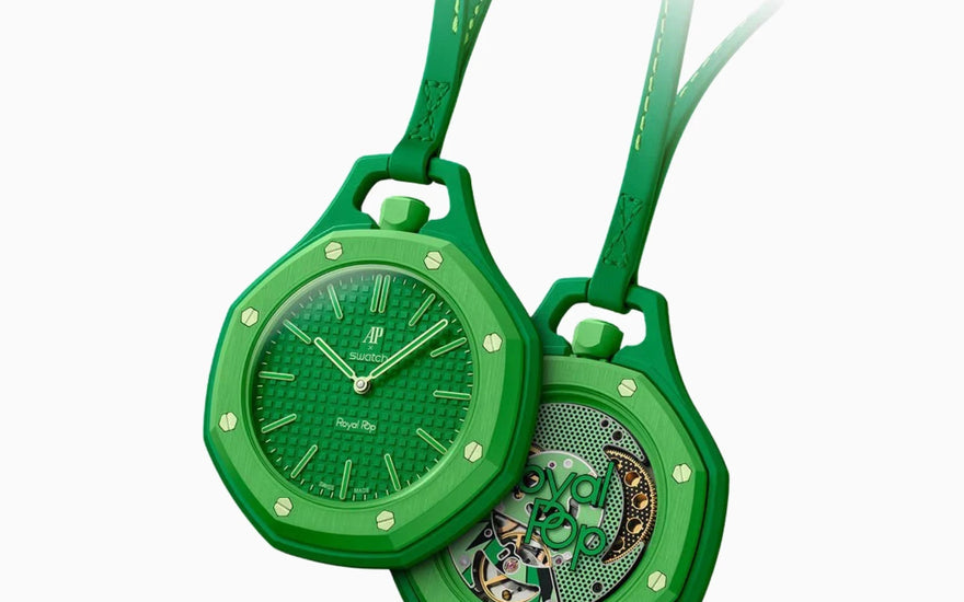 Audemars Piguet x Swatch Royal Pop Green Eight: el reloj de bolsillo verde que revoluciona tu estilo