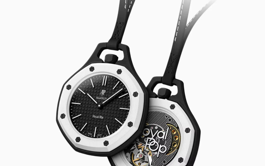 Audemars Piguet x Swatch Royal Pop Ocho Negro: el reloj de bolsillo que marca tendencia