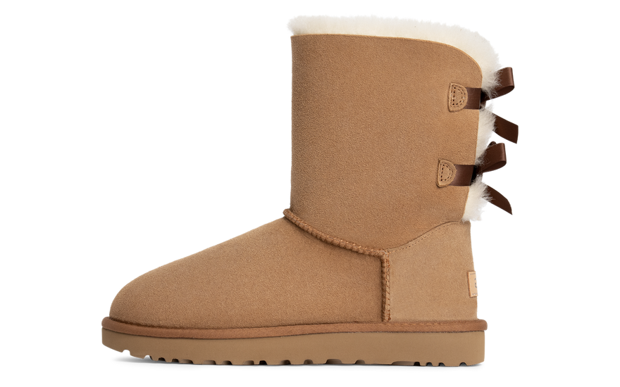 UGG Bailey Bow II Μπότα Chestnut — Μπότες με Φιόγκο που Ορίζουν Τάση
