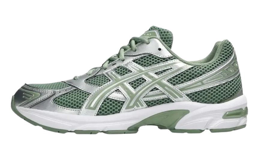 ASICS Gel-1130 Swamp Green Silver — Stylish sneakers with GEL cushioning