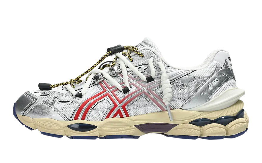 ASICS Gel-Cumulus 16 TOGA White Red Pure Silver: Confort superior para tus carreras