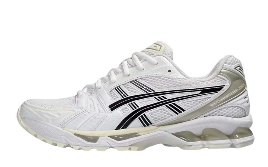 ASICS Gel-Kayano 14 Aritzia White Black: comfort and style for every step