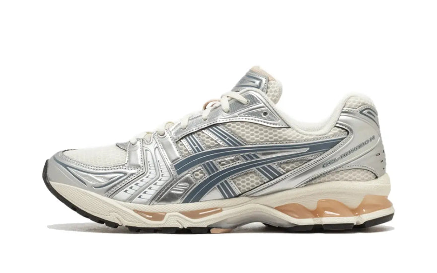 ASICS Gel-Kayano 14 Birch Pure Silver Teal Gold: style and support for every run