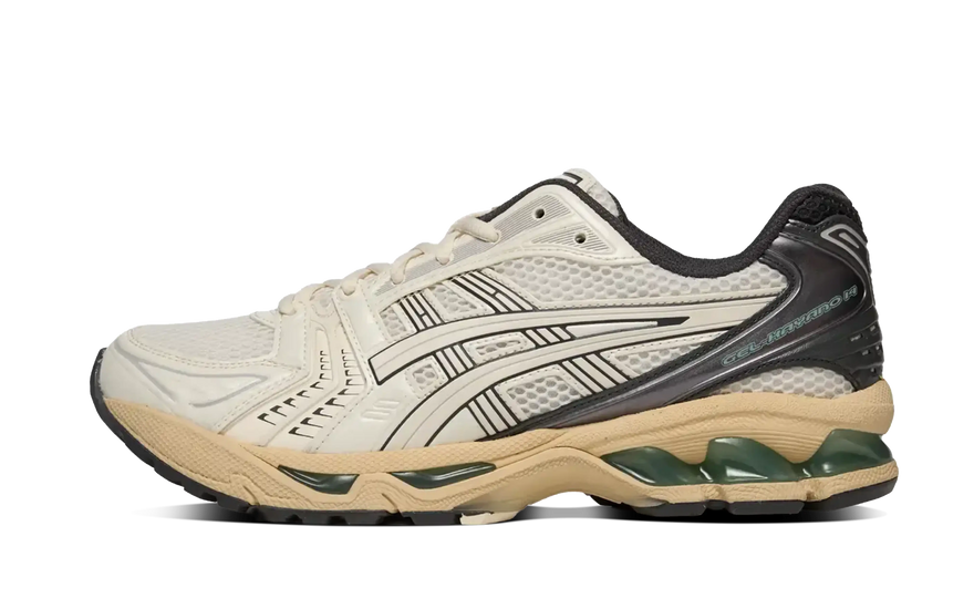 ASICS Gel-Kayano 14 Cream Obsidian Grey: El Sneaker Retro que Arrasa Esta Temporada