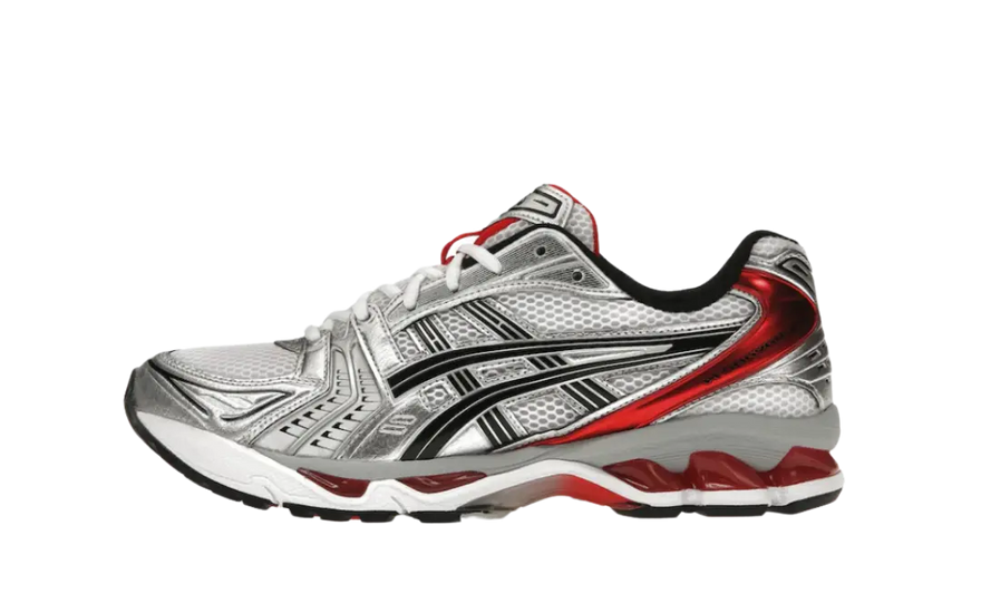 ASICS Gel-Kayano 14 Vit Klassisk Röd: bekvämlighet och stil för varje steg