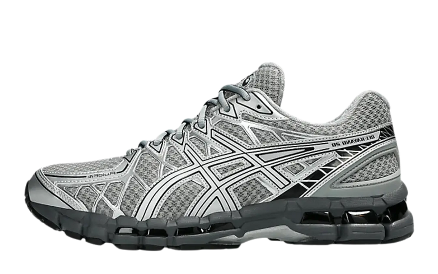 ASICS Gel-Kayano 20 Gravel Pure Silver — Estabilidad y confort para correr