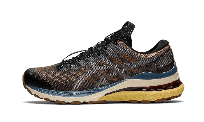 ASICS Gel-Kayano 28 Antracit Aur Antic: susținere și stil pentru alergători