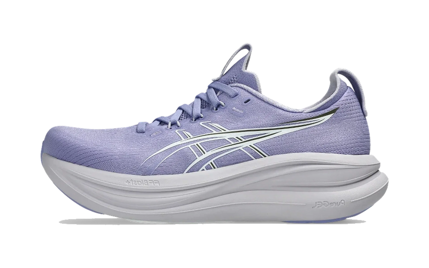 ASICS Gel-Nimbus 28 Bluebell White (Women's): la máxima amortiguación de ASICS, ahora más ligera