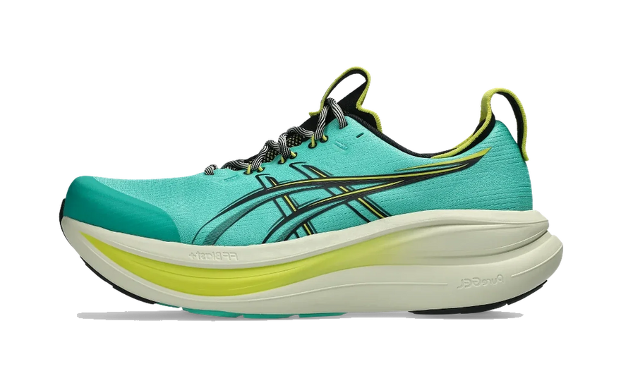 ASICS Gel-Nimbus 28 TR Aurora Green Black: la Nimbus que se atreve a salir del asfalto