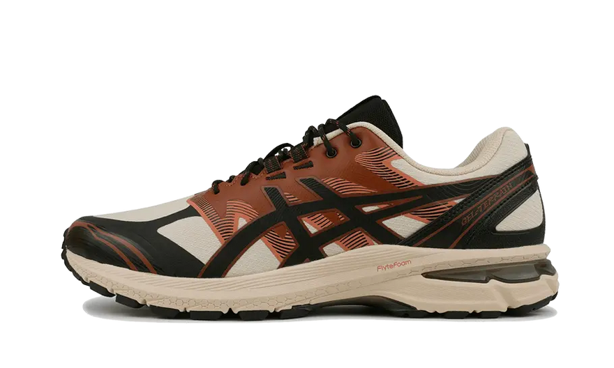 ASICS Gel-Terrain Vanilla Black Copper: Gélbetétes Cipők, Stílus és Tapadás