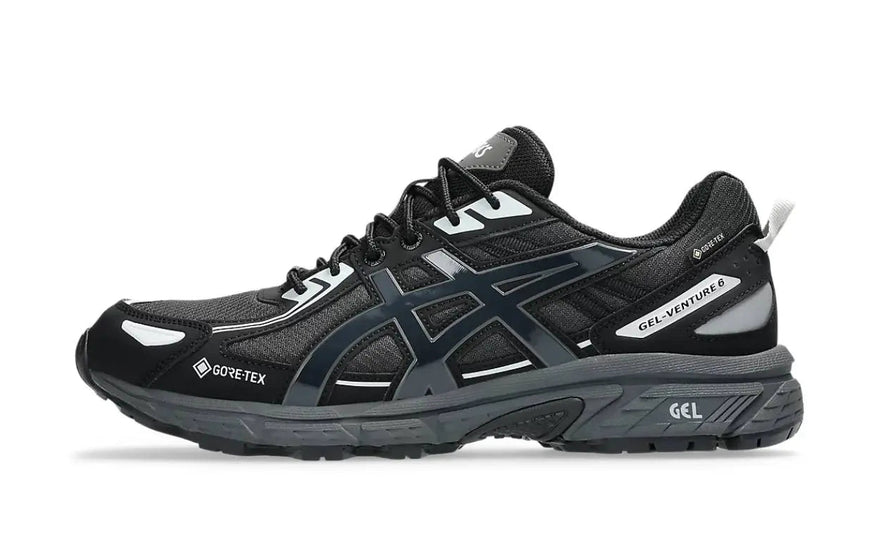 ASICS Gel-Venture 6 Gore-Tex Obsidiánová šedá černá — Nepromokavé a připravené na dobrodružství