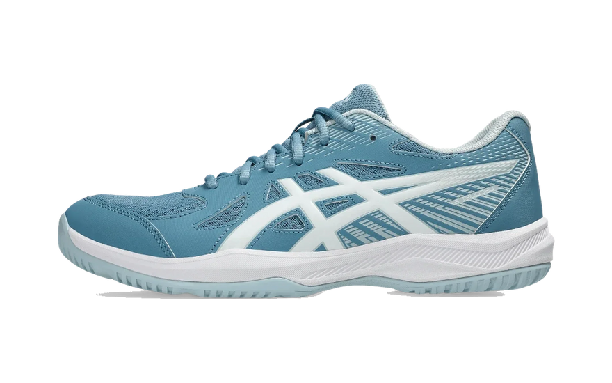 ASICS Upcourt 6 Saba Blue White: la zapatilla indoor ligera que aguanta cancha y calle en 2026