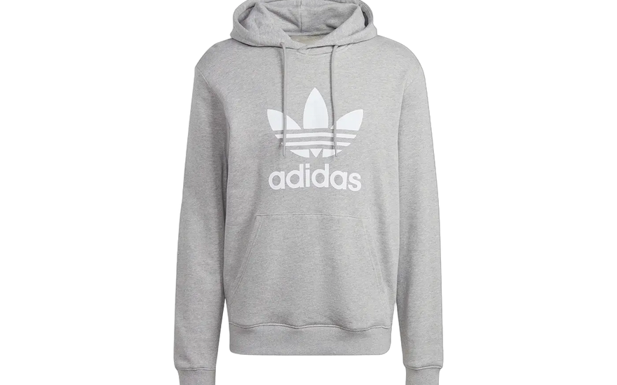 Adidas Adicolor Classics Trefoil Hoodie Medium Grey Heather: the sweatshirt that refreshes your wardrobe