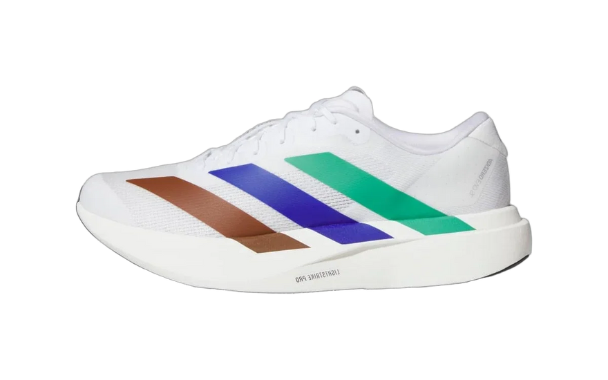 Adidas Adizero Evo SL Pharrell Humanrace White Green Blue: la zapatilla que se lleva igual en el asfalto que en la calle