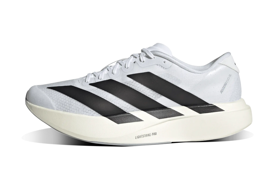 Adidas Adizero Evo SL White Black: Ultralight running shoes for speed and style