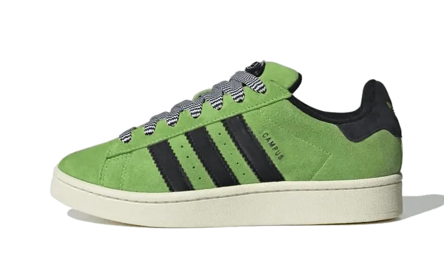 Adidas Campus 00s Solar Green: Zapatillas retro en ante verde que elevan tu look