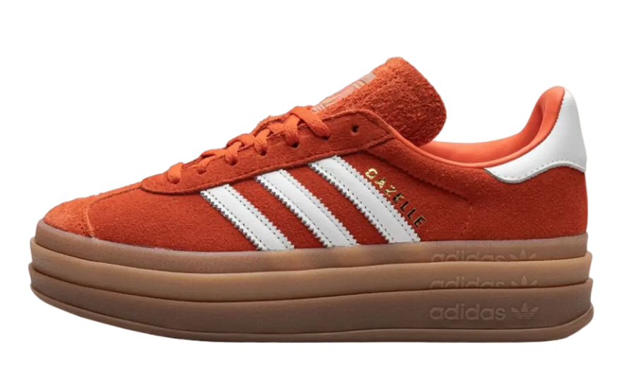 Adidas Gazelle Bold Collegiate Orange Gum — The orange retro twist you need