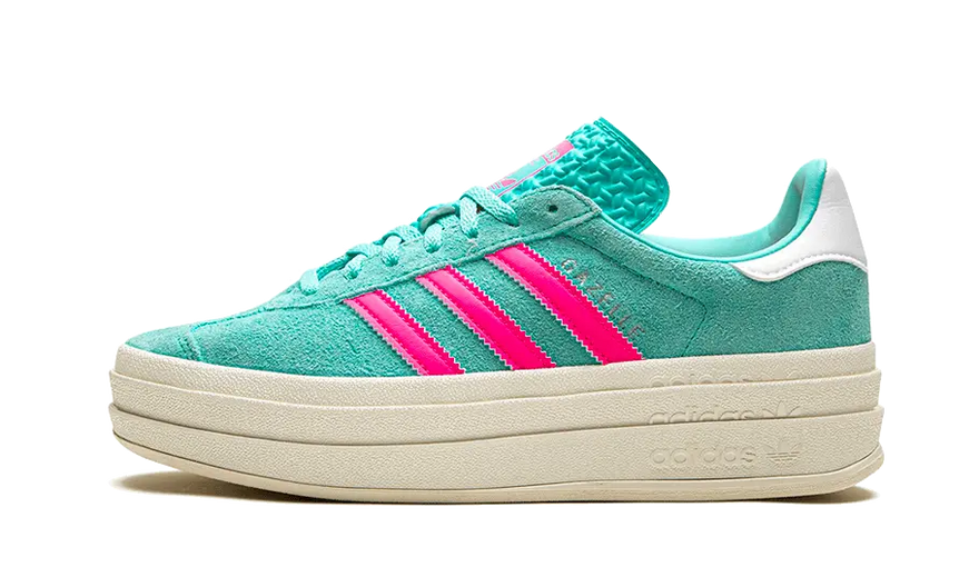 Adidas Gazelle Kühn Blitz Aqua Klarer Rosa: Kühner Stil und Bequemlichkeit für jeden Tag