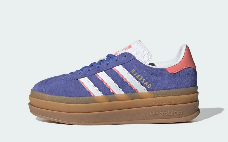 Adidas Gazelle Bold Real Lilac White: la plataforma lila que se lleva en 2026