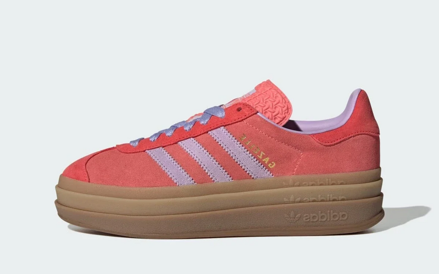 Adidas Gazelle Bold Semi Flash Red Powder Plum: el rojo con plataforma que domina 2026