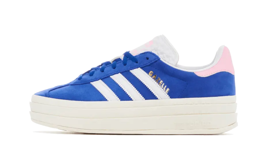 Adidas Gazelle Bold Echt Roze Halfdoorzichtig Blauw: de sportschoen die je outfit verandert