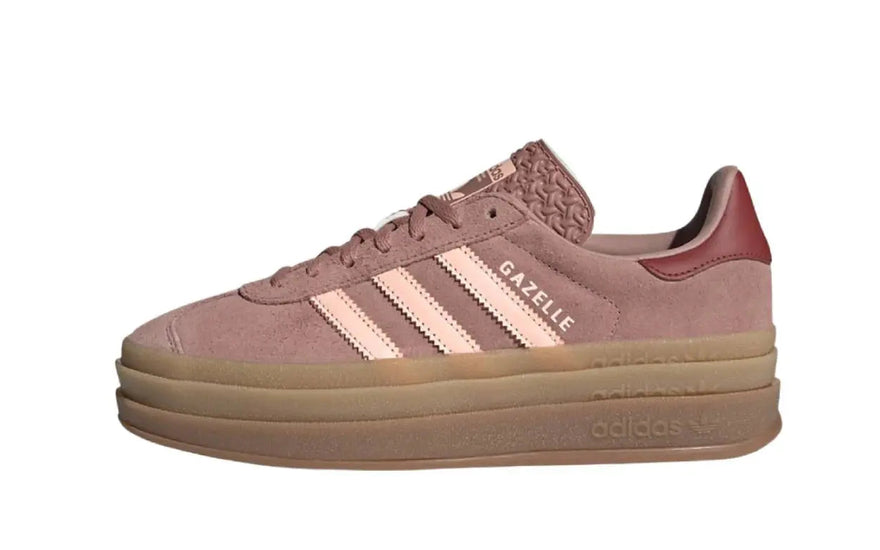 Adidas Gazelle Bold Warm Clay Preloved Ruby — Retro suede with a modern attitude