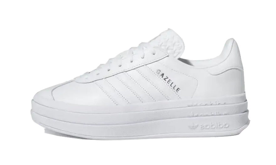 Adidas Gazelle Bold White: Klasyka odnowiona z podeszwą podnoszącą Twój wygląd