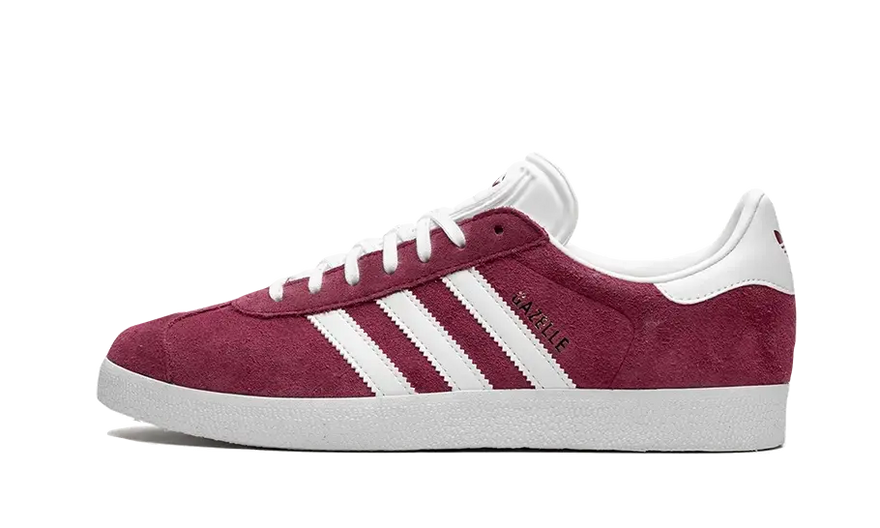 Adidas Gazelle Collegiate Burgundy: le daim bordeaux qui rehausse ton style