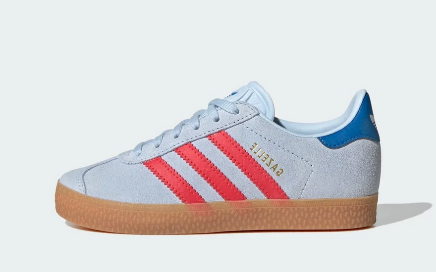 Adidas Gazelle Crystal Sky Lucid Red Blue Bird (PS): la Gazelle infantil que se lleva todas las miradas