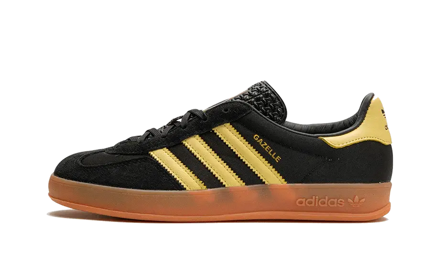 Adidas Gazelle Indoor Black Almost Yellow Gum: Retro con un Twist Neon para tu Streetwear