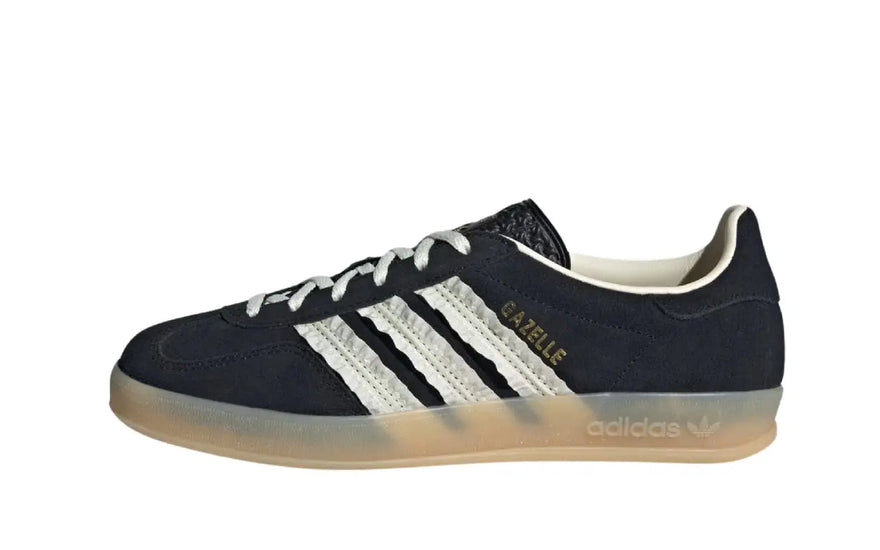 Adidas Gazelle Indoor Core Black Cream White Gum — Retro chic for every day