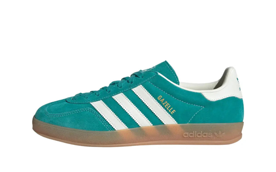 Adidas Gazelle Indoor Pure Teal Off White Gold Metallic: el clásico renovado para tu estilo