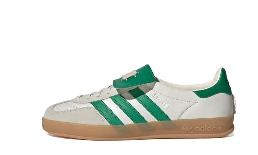 Adidas Gazelle Indoor x Foot Industry Off White Green — Icône d’intérieur au style urbain