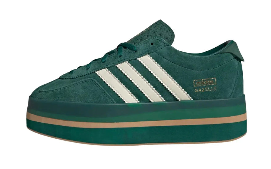 Adidas Gazelle Stack Collegiate Green Cream White: The classic suede reinvented for your urban style