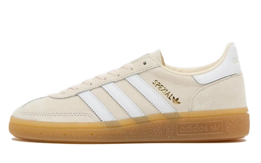 Adidas Originals Handball Spezial Beige — Ténis retro de camurça para estilo urbano