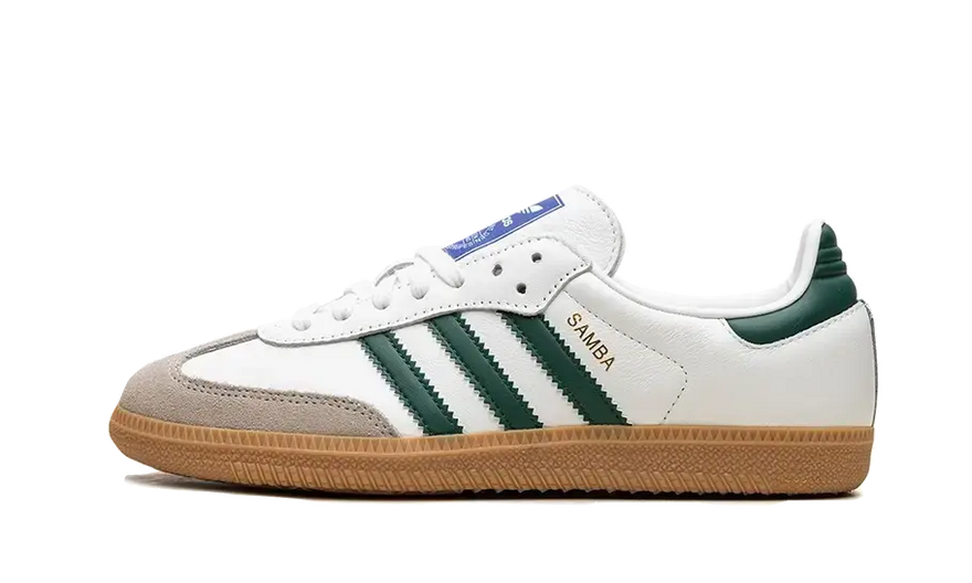 Adidas Originals Samba OG White Collegiate Green Gum — klassisch mit Stil und Bequemlichkeit