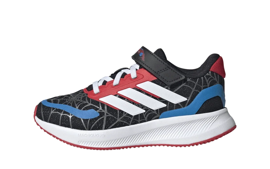 Adidas Runfalcon Spider-Man Core Black Cloud White Pure Ruby (PS): la zapatilla que convence a niños y a padres