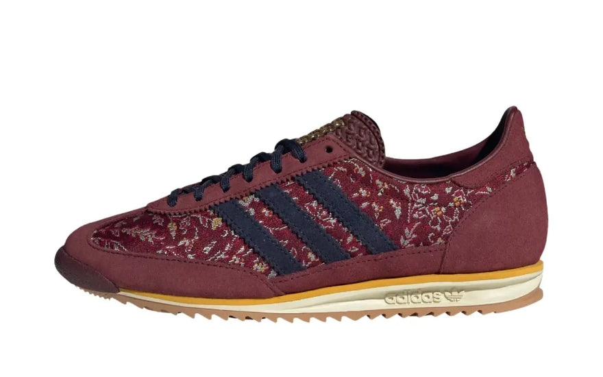 Adidas SL 72 OG Shadow Red Maroon Bright Gold — Zapatillas retro con estilo urbano