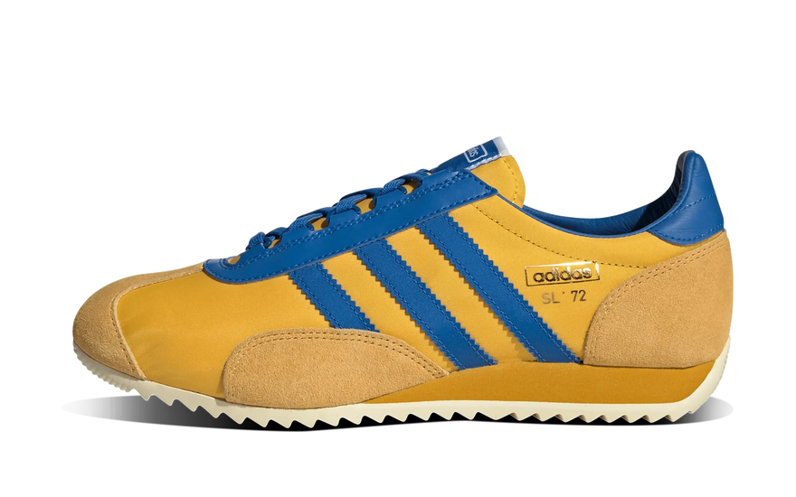Adidas SL 72 PT Bold Gold Bright Royal — Retro shoes with bold style