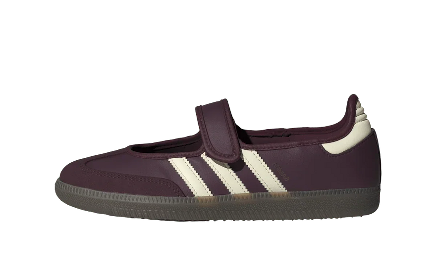 Adidas Samba Jane Maroon Cream White: la mary jane que está dominando el street style