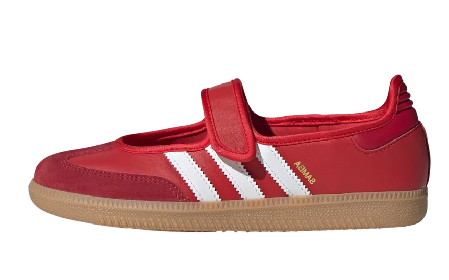 Adidas Samba Jane Scarlet White Gum : le classique rétro avec une touche écarlate dont vous avez besoin