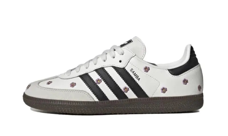 Adidas Samba Lichtpaars Bloemmotief: de lila sportschoen die je uitstraling vernieuwt