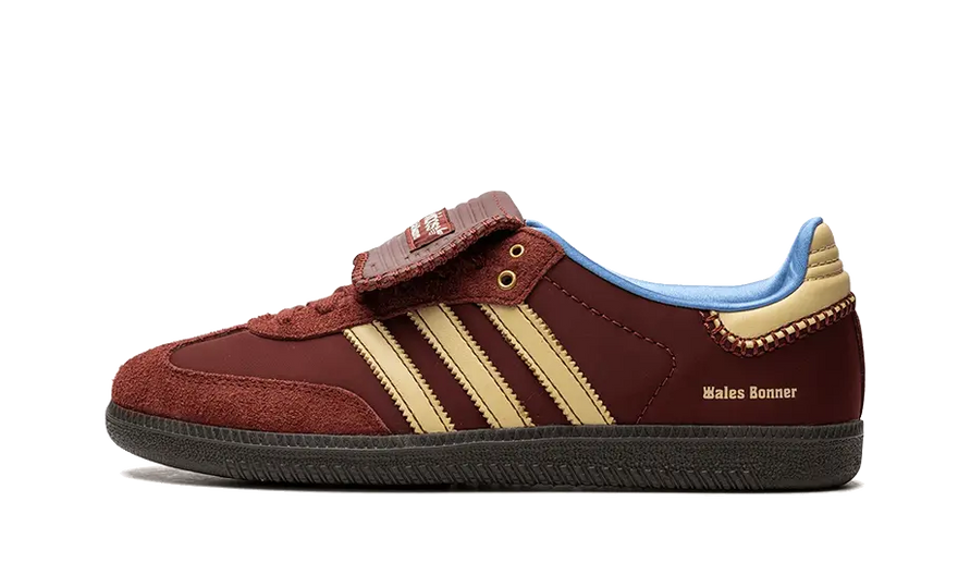 Adidas Samba Nylon Wales Bonner Fox Brown — Ténis de edição limitada com estilo