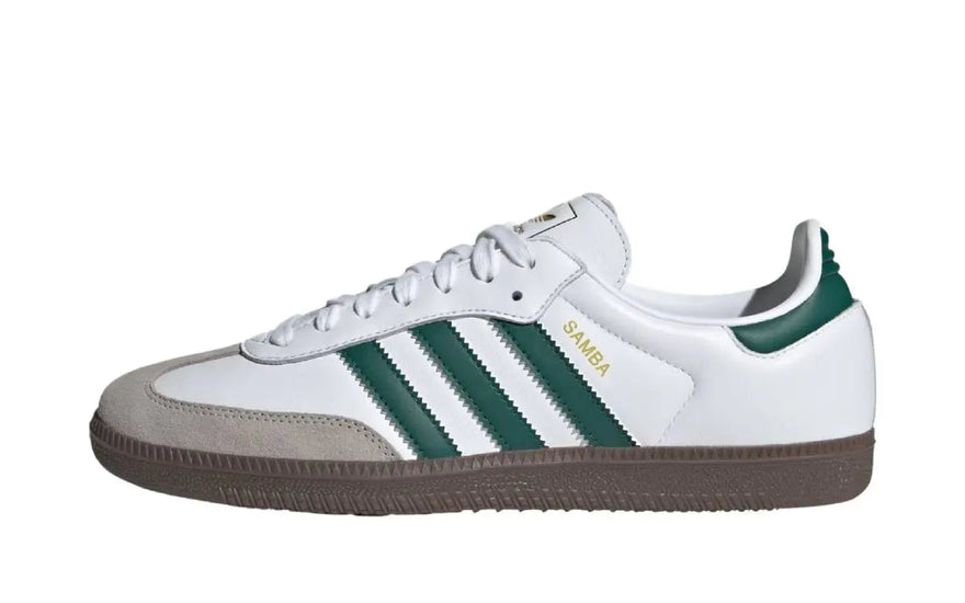Adidas Samba OG Cloud White Collegiate Green: el clásico que revive tu street style