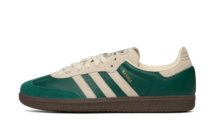 Adidas Samba OG Collegiate Green Cream White — Icono retro y comodidad urbana