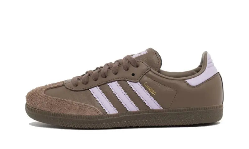 Adidas Samba OG Earth Strata Purple Glow — clásico en tonos tierra para tu armario