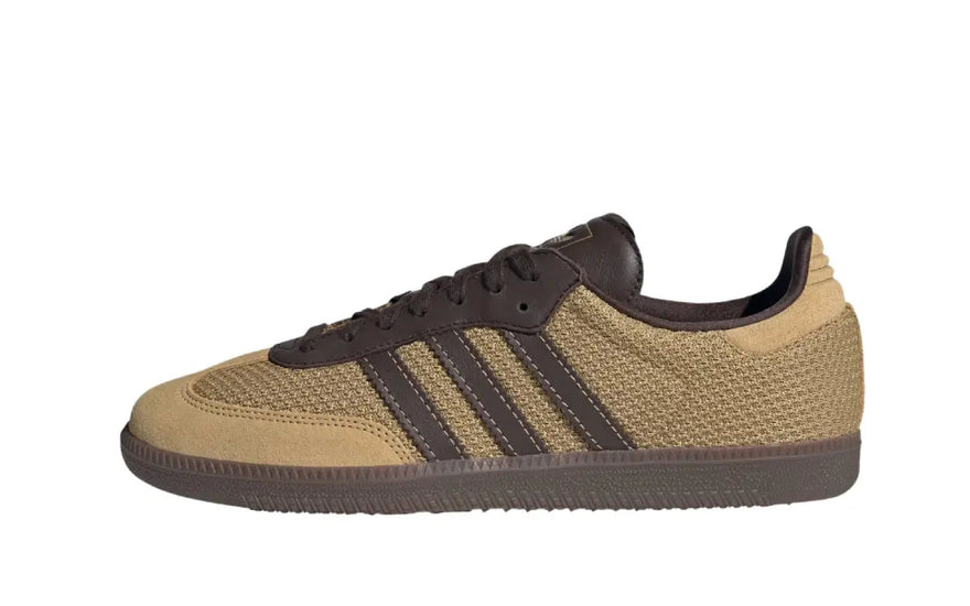 Adidas Samba OG Golden Beige Dark Brown: o clássico antigo que precisas