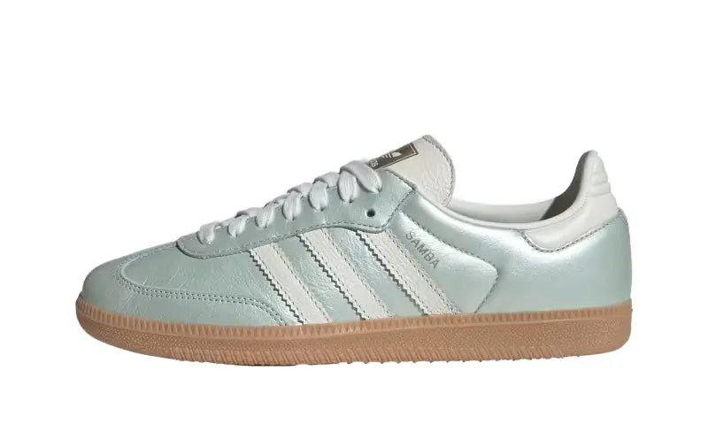 Adidas Samba OG Linen Green Metallic - The classic renewed in metallic linen green