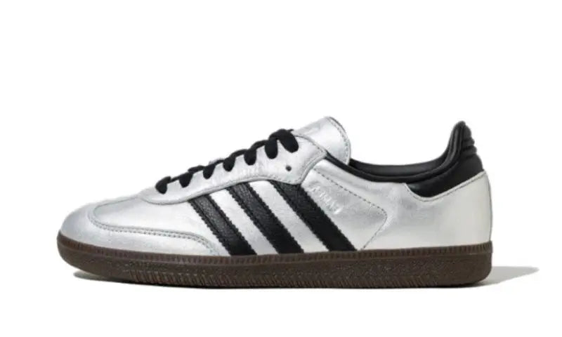 Adidas Samba OG Silver Black Gum — clásico renovado para tu look diario