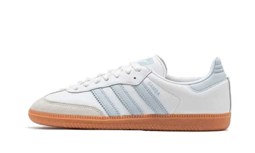 Adidas Samba OG White Halo Blue Gum — El clásico que eleva tu estilo